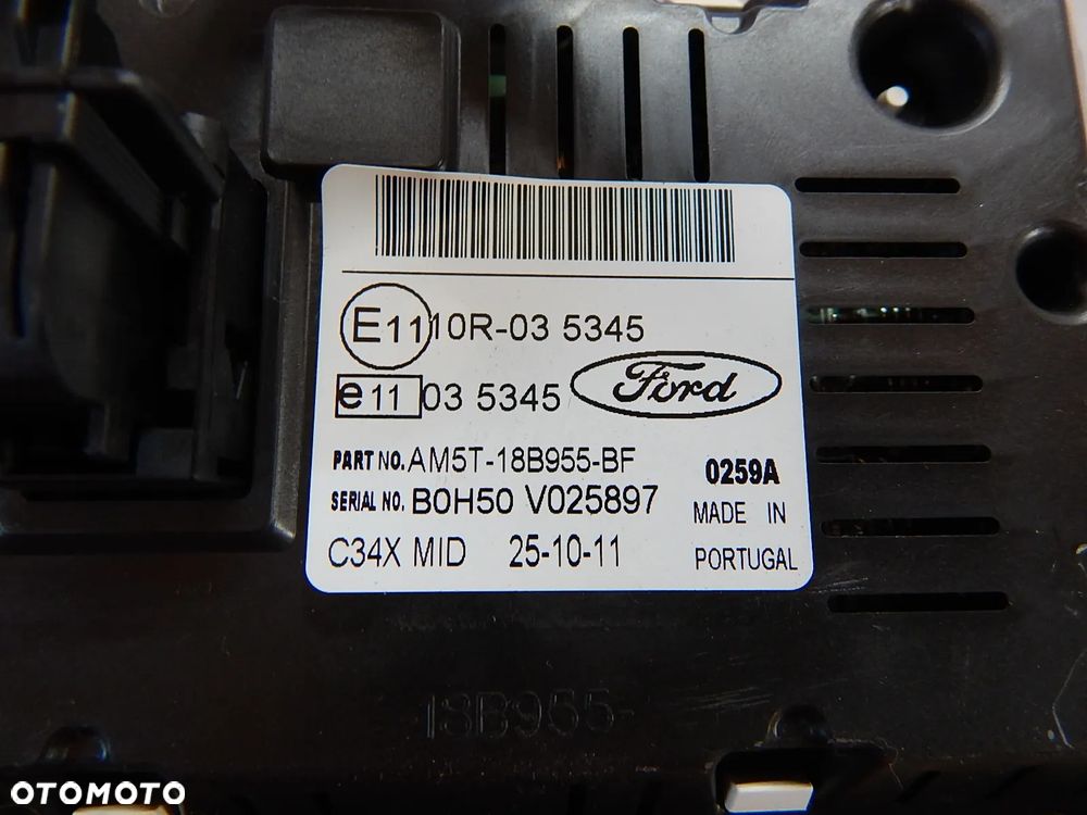 Radio panel przełącznik moduł Bluetooth Ford Focus MK3 10-18 Komplet  Łuków części - 8