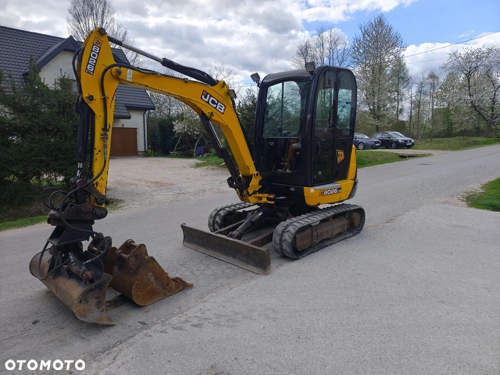 JCB 8026/2016Rok/3-Łyżki/5400Mth/Waga2.8T/ - 2