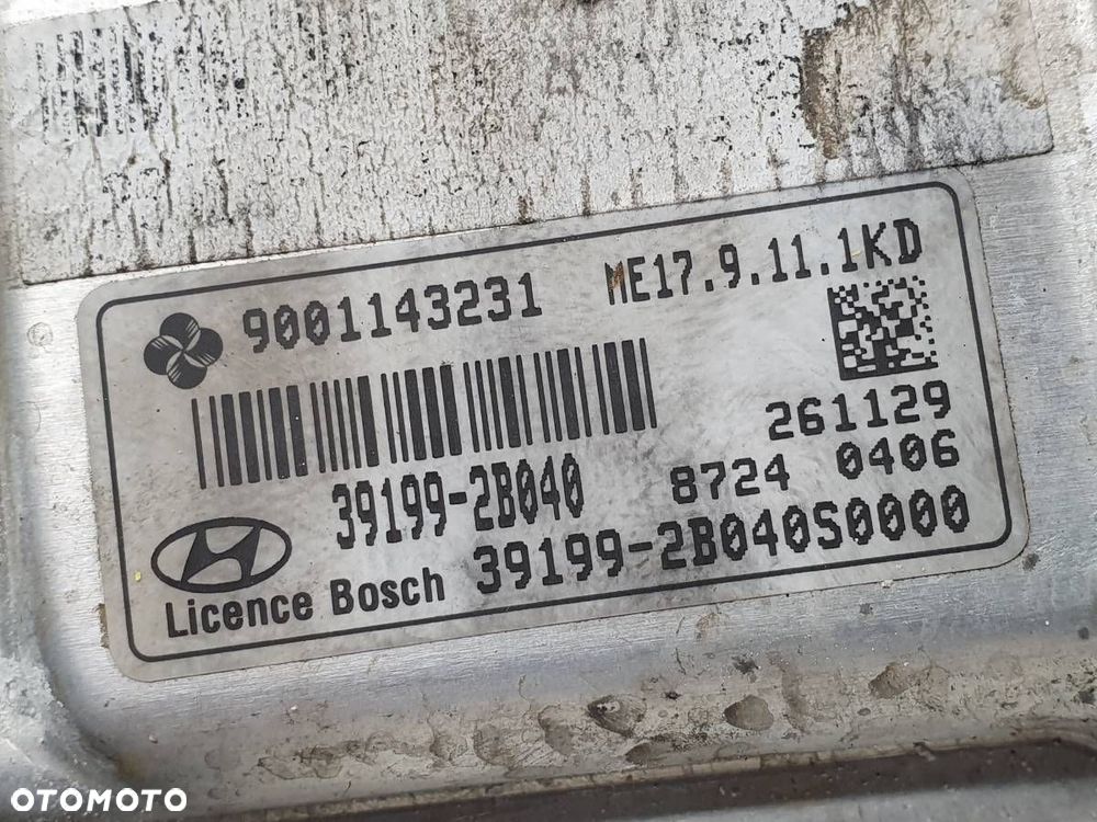 STEROWNIK KOMPUTER SILNIKA 1.6 B HYUNDAI IX20 39199-2B040 - 2