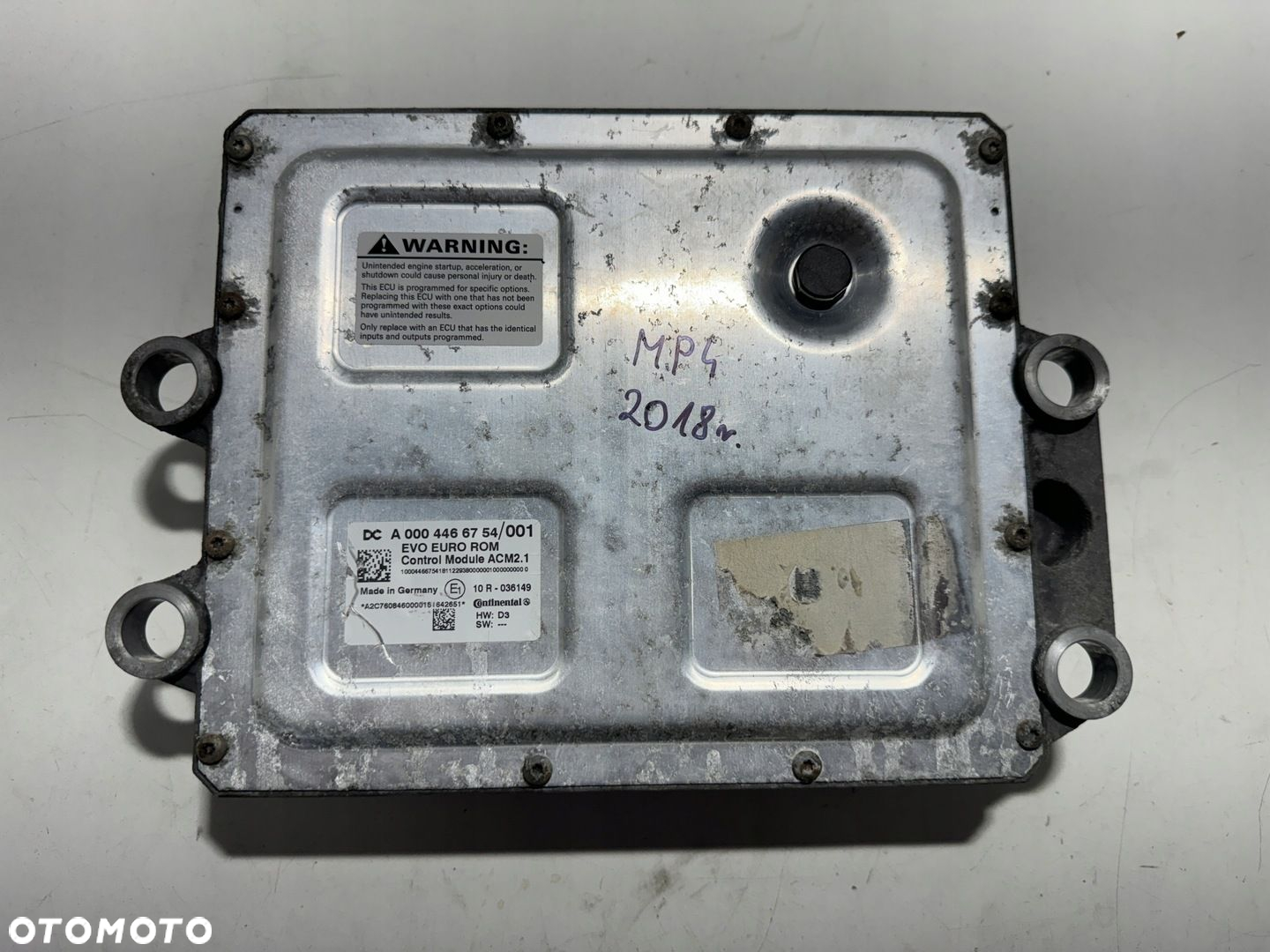 STEROWNIK KOMPUTER MODUŁ ACM2.1 MERCEDES ACTROS MP 4 ATEGO A0004466754 - 2