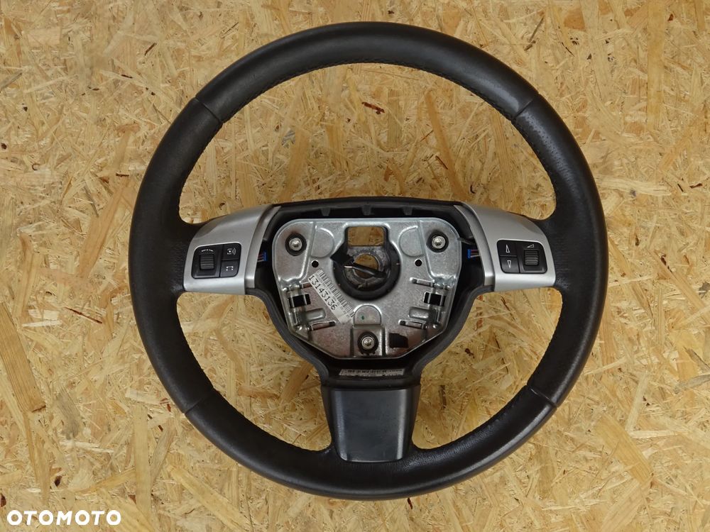KIEROWNICA SKÓRZANA SKÓRA OPEL VECTRA C SIGNUM MULTIFUNKCYJNA PRZYCISKI AIRBAG - 3