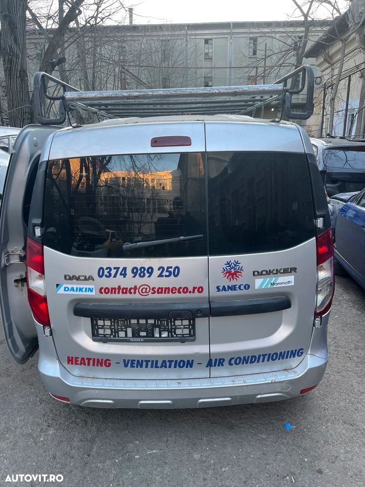 Usa dreapta spate batanta Dacia Dokker gri 2012-2022 model cu geam