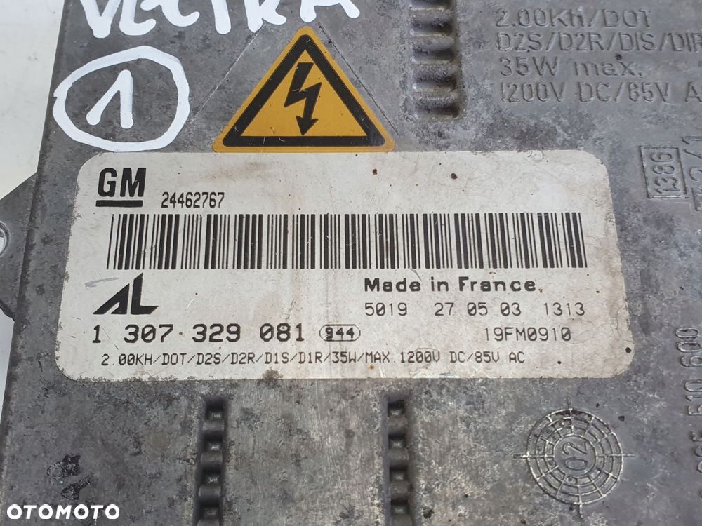 Opel Astra G Zafira A Vectra PRZETWORNICA XENON 24462767 - 3