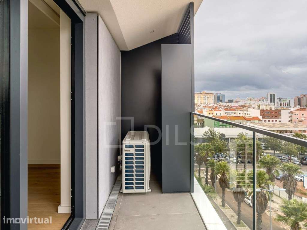 Apartamento T1 Avenidas Novas, Lisboa, com varanda e piscina - Grande imagem: 3/34