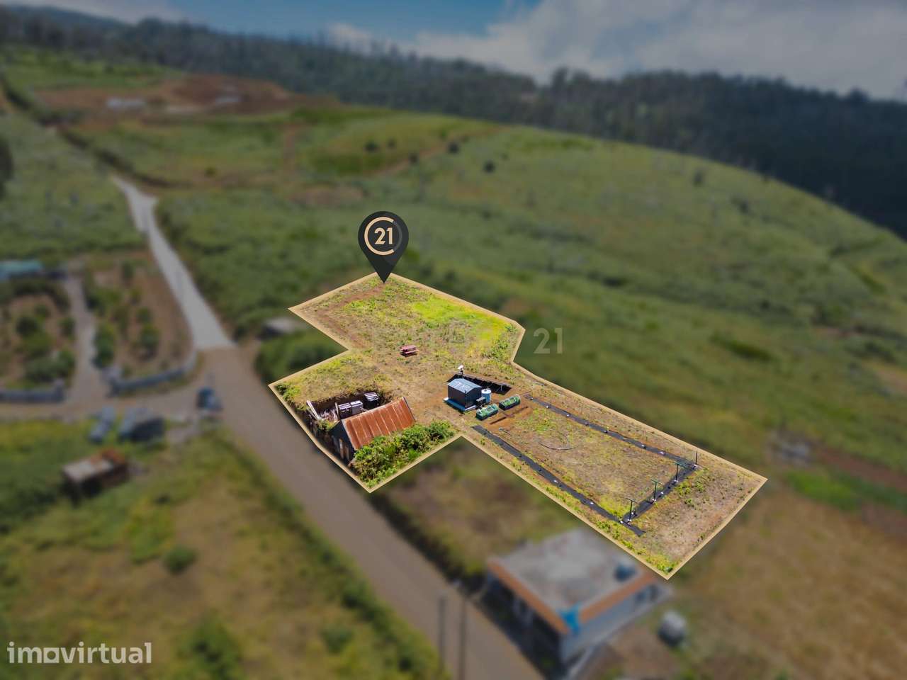 Terreno com dois palheiros à Venda em Fajã da Ovelha, Calheta, Madeira - Grande imagem: 4/28