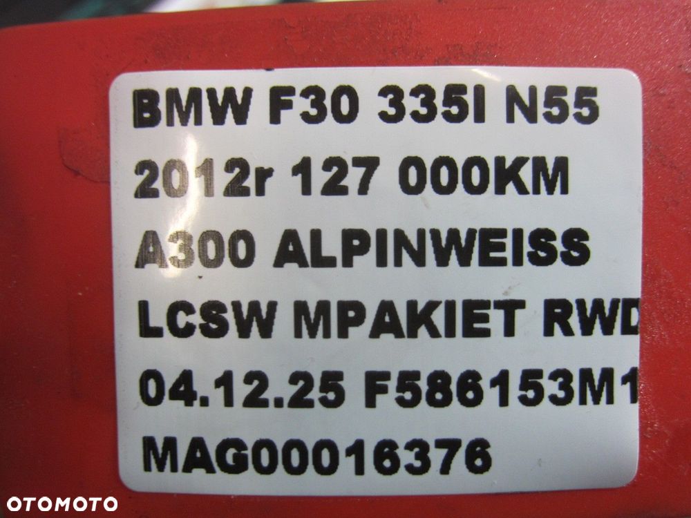 BMW F30 F34 E84 N55 TURBOSPRĘŻARKA TURBO TURBINA 7588995 11657588995 306KM - 11