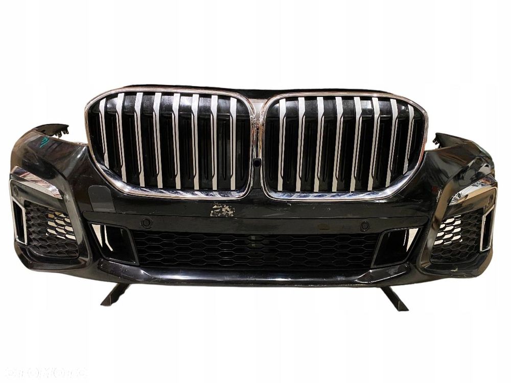 ZESTAW pas przedni chłodnice zderzak wentylator BMW 7 G11 G12 LCI 2019+ - 1