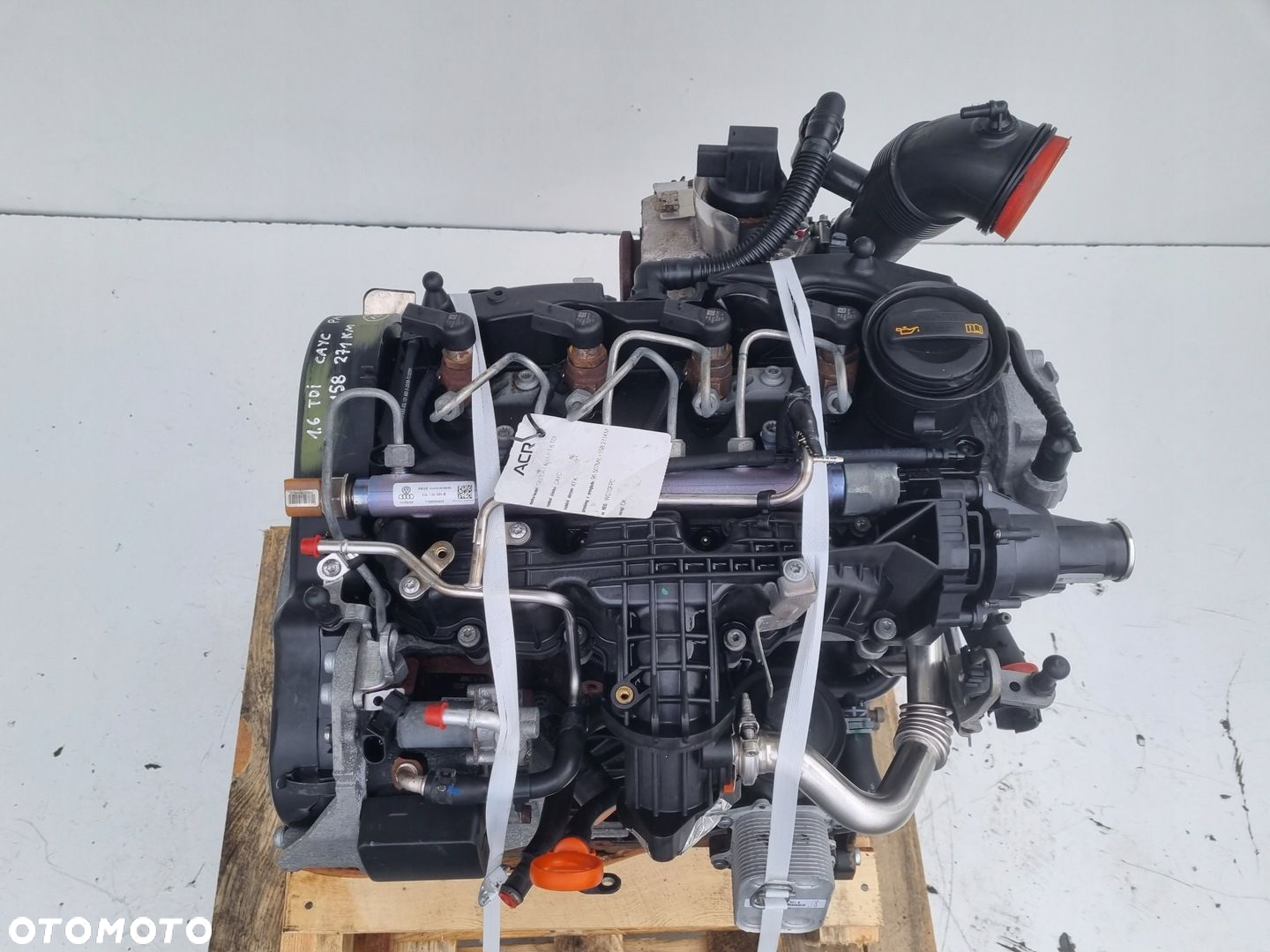 SILNIK KOMPLET Audi A3 8V 1.6 TDI 105KM udokumentowane 158tyś CAY CAYC - 4