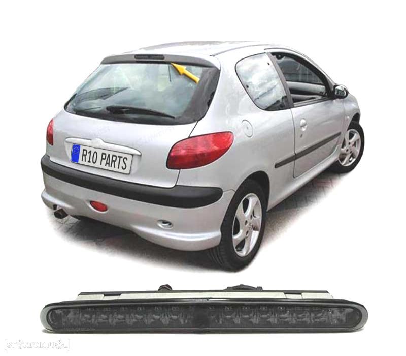 TERCEIRA LUZ DE STOP PEUGEOT 206 LIMOUSINE 98-06 - 1