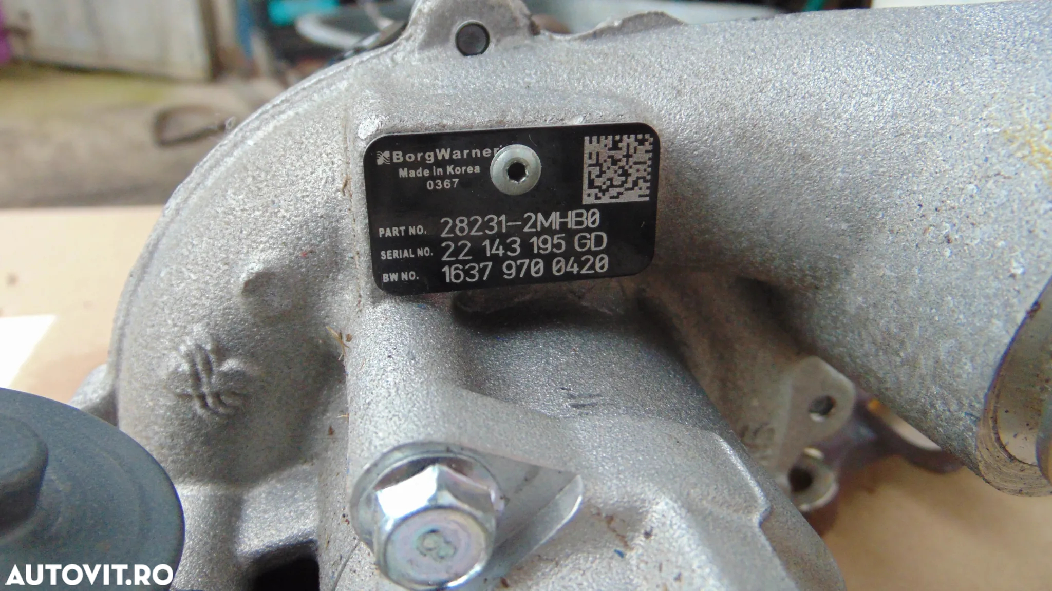Turbina Hyundai 1.6 hybrid Kia 1.6 hibrid tucson sportage niro sorento santa fe ceed soul sonata tu - 2