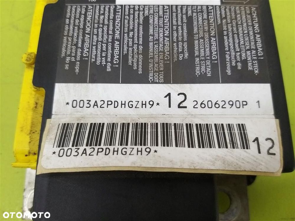 Sterownik Sensor CZUJNIK Airbag PODUSZKI VW Passat B6 2005-2010  3C0909605 - 4