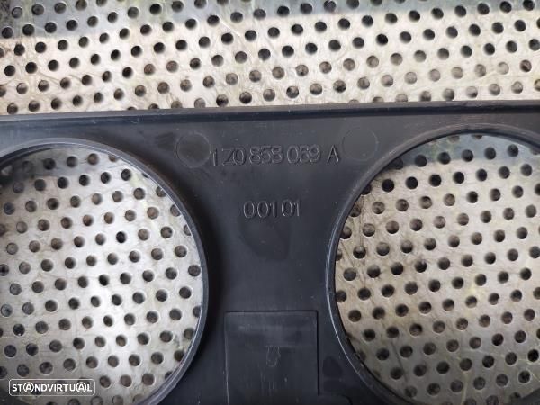 Moldura / Estrutura Consola Central / Rádio Skoda Octavia I (1U2) - 3