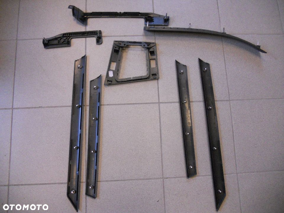 DEKORY wnętrza BMW E46 COUPE Limuzyna i kombi (turing) seria 3 CZARNY mat - 12