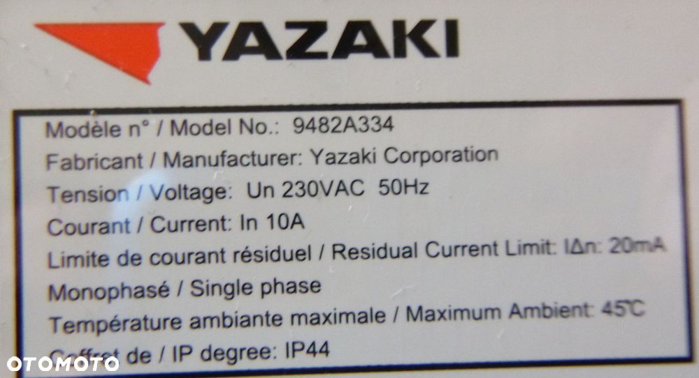 Mitsubishi Outlander Ładowarka 9482A334 - 2