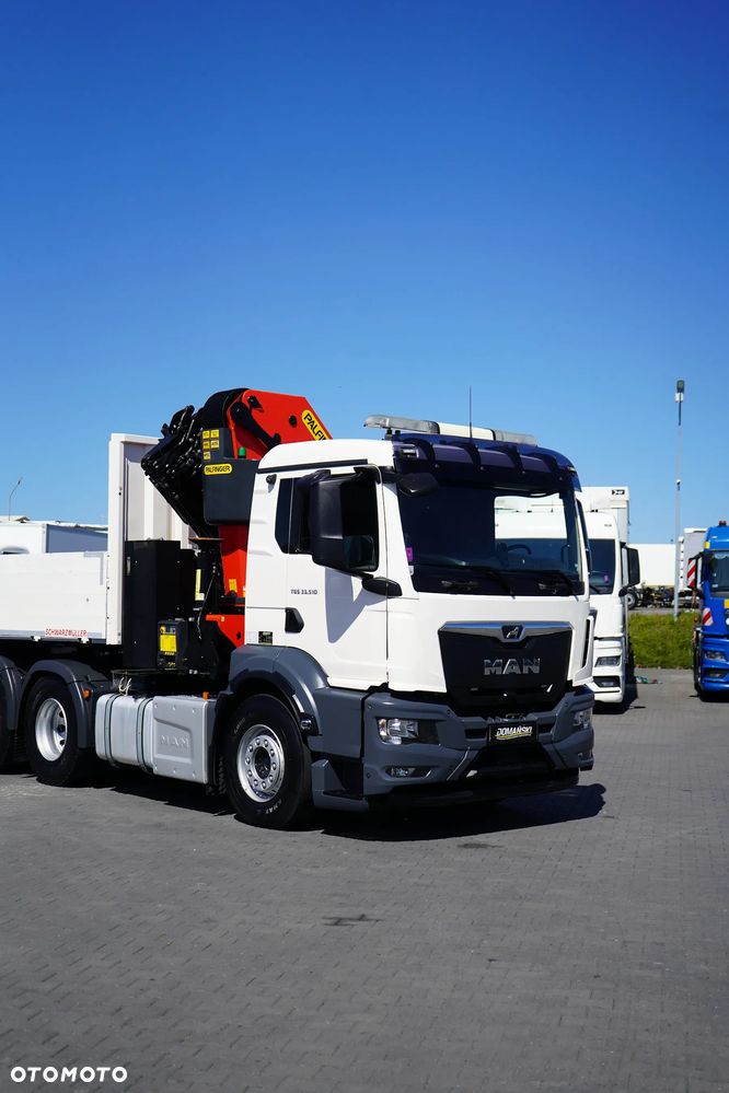 MAN TGS 33.510 / 6 X 4 / HDS PALFINGER PK 42 002 SH-E / WYSIĘG 17 M - 35