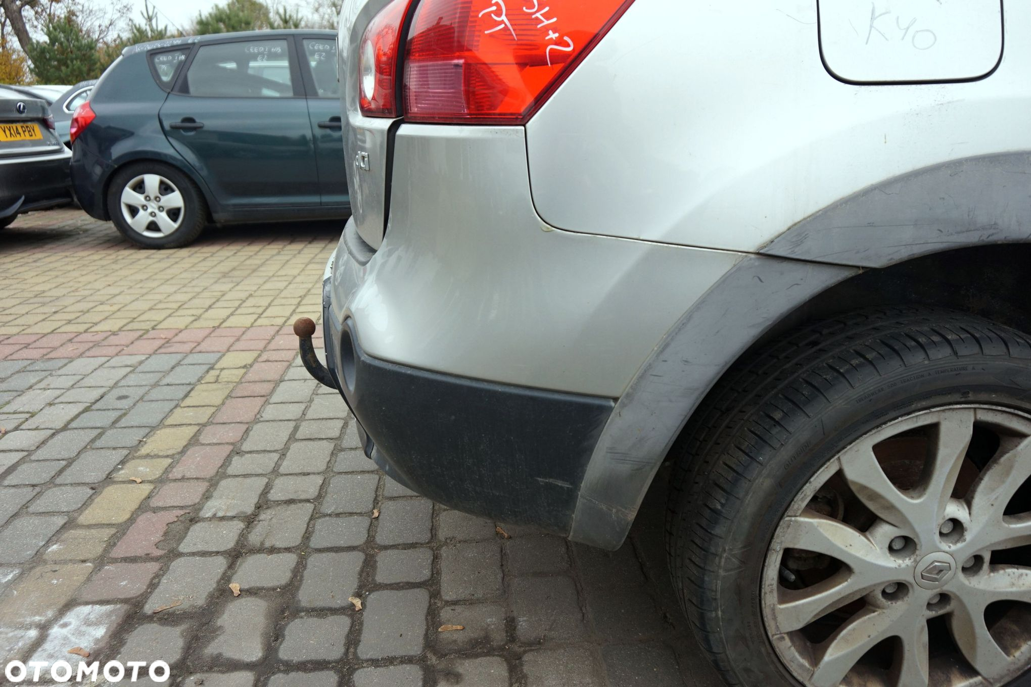 ZDERZAK TYLNY QASHQAI+2 I J10 KY0 85022EY10H SREBRNY NISSAN 2008-2013 - 5