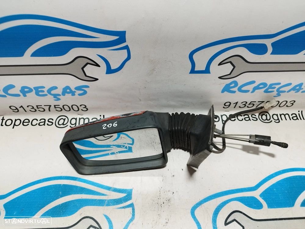 ESPELHO RETROVISOR ESQUERDO PEUGEOT 405 8148J1 MANUAL AQUECIDO ESPELHOS RETROVISORES - 3