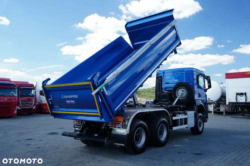 MAN TGS 33.480 / 6X6 / WYWROTKA 3 STRONNA / KH KIPPER / HYDROBURTA / AUTOMAT / EURO 6 - 5