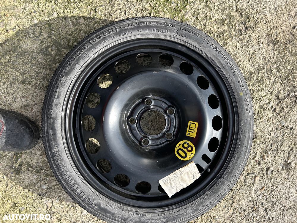 Roata rezerva Opel Astra H 5x110 - 2