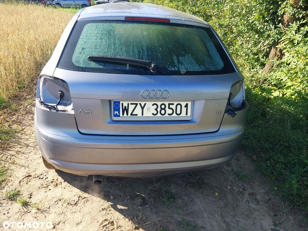 Zderzak tył audi a3 8p 3 drzwi kolor ly7h lusterko listwa drzwi błotni - 5