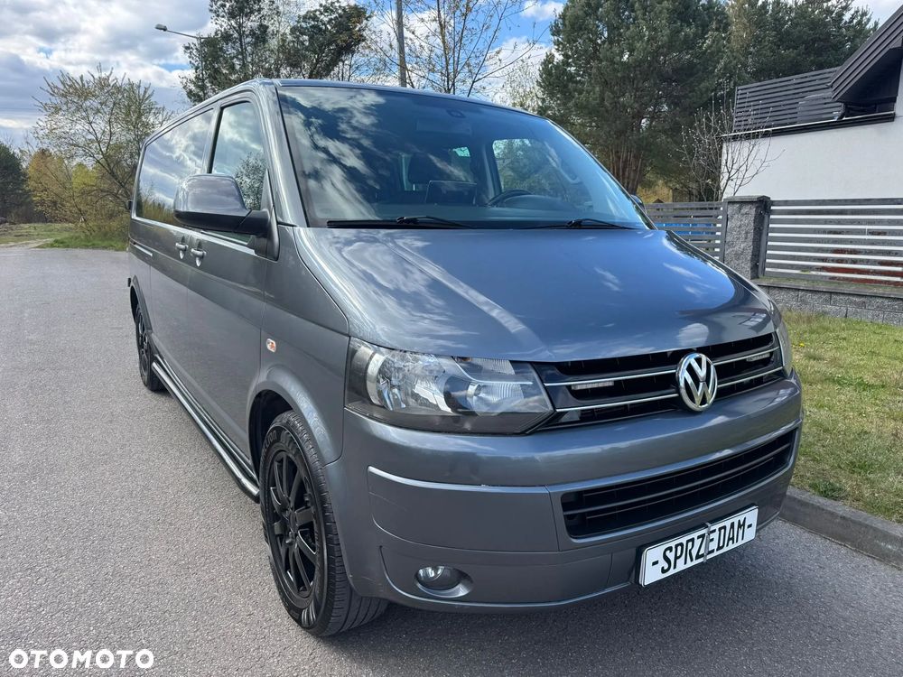 Volkswagen TRANSPORTER T5 L2H1 LIFT DŁUGI Klima Tempomat Navi Kamera Skóry Dubel Kabina 6os Brygadówka - 26
