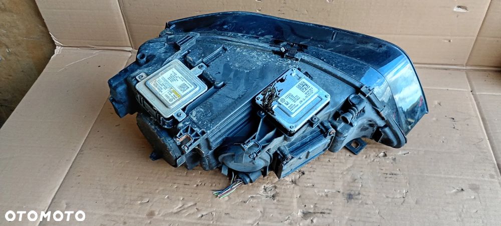 Lampa prawy przód przednia prawa Xenon skrętny LED Audi A4 B8 Lift UK 8K0941032A - 4