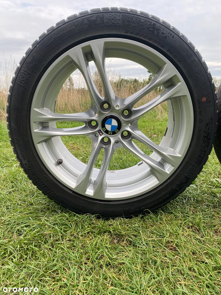 Oryginalne felgi BMW M Pakiet 18" F10 F11 5x120 + Nexen 245/45 R18 zima - 4