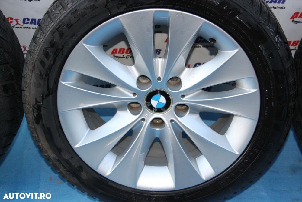 Jante Aliaj Aluminiu Roti BMW Seria 5 E60 / E61 225/50 R17 / 71/2Jx17EH2 5x120 DUNLOP M+S DE IARNA  COD: 6758775 / 0544070 - 4
