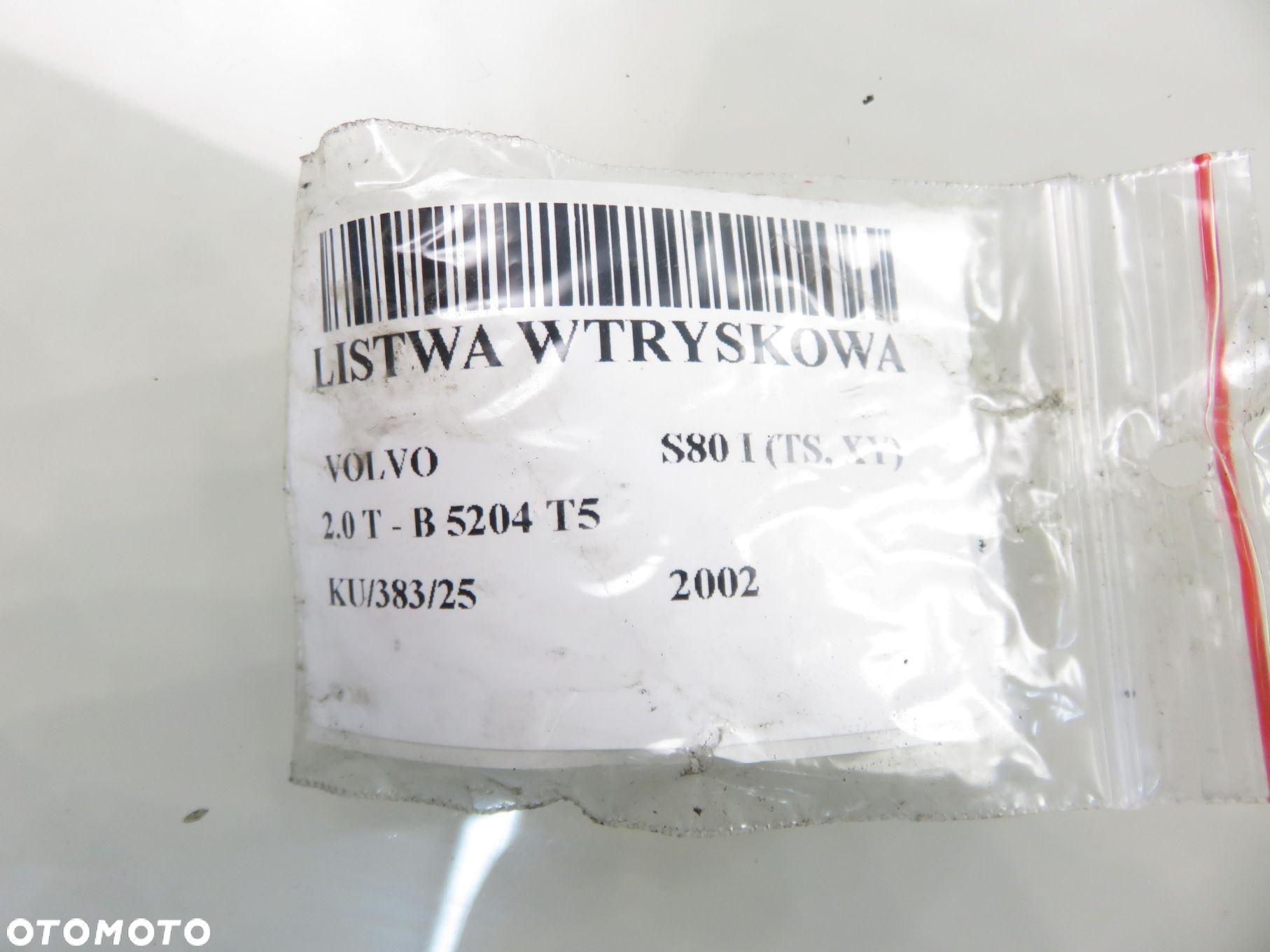 LISTWA WTRYSKOWA VOLVO S80 I 2.0 T 9186340 0280155831 9186942 B 5204 T5 - 2