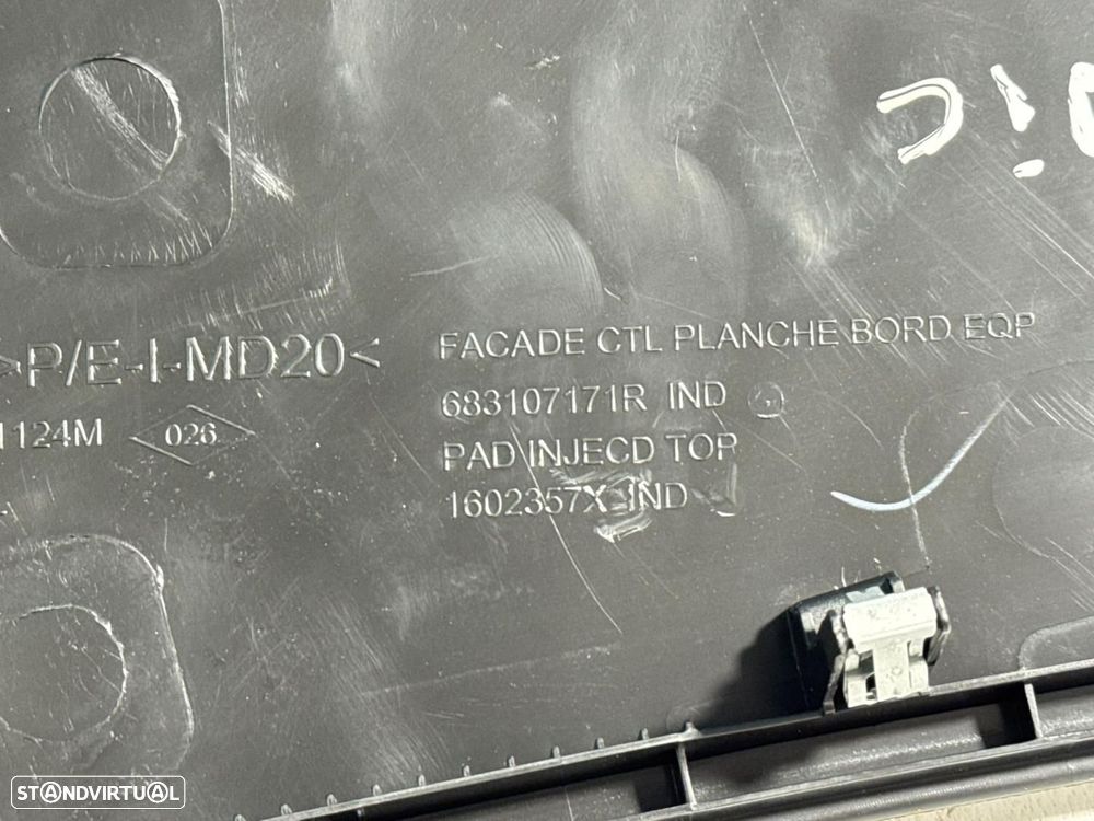 Friso do tablier Superior RENAULT GRAND SCENIC IV 683107171R - 6