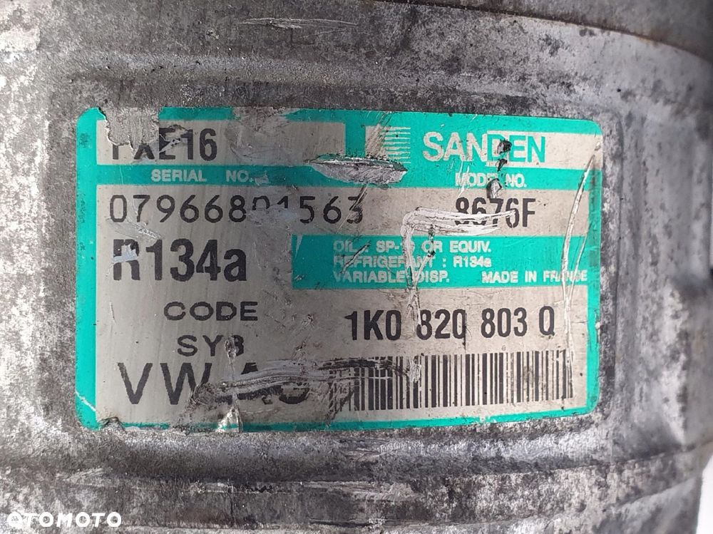 SPRĘŻARKA KLIMATYZACJI VW Golf V 2.0 TDI 1K0820803Q - 3