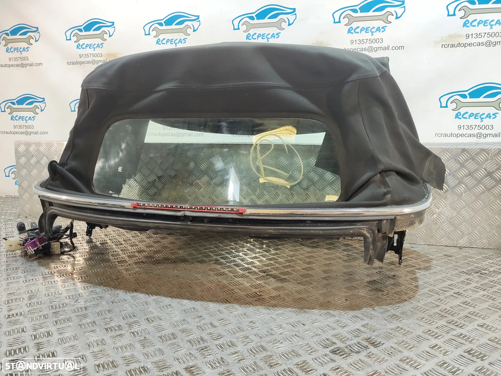 CAPOTA LONA PRETA ELETRICA ORIGINAL MINI COOPER D COOPER S MINI ONE R57 LCI CABRIO R57 VIDRO AQUECIDO - 6