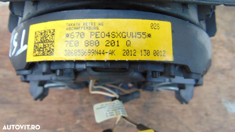 Airbag volan-airbag pasager Volkswagen Transporter T5 facelift 2.0 diesel an 2009-2015 cod 7E0880201Q/7H1880202C - 4