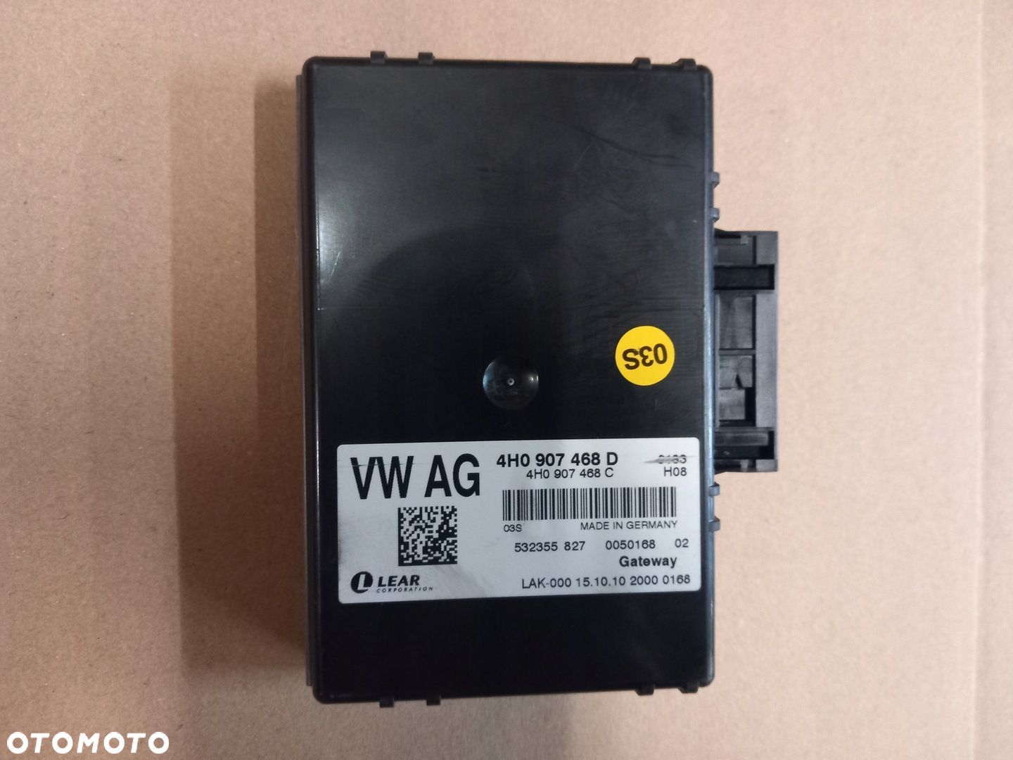 AUDI A8 D4 MODUŁ STEROWNIK GATEWAY 4H0907468D - 1
