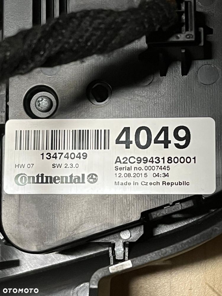Radio CD sterowanie panel 42356781 Opel Mokka - 3