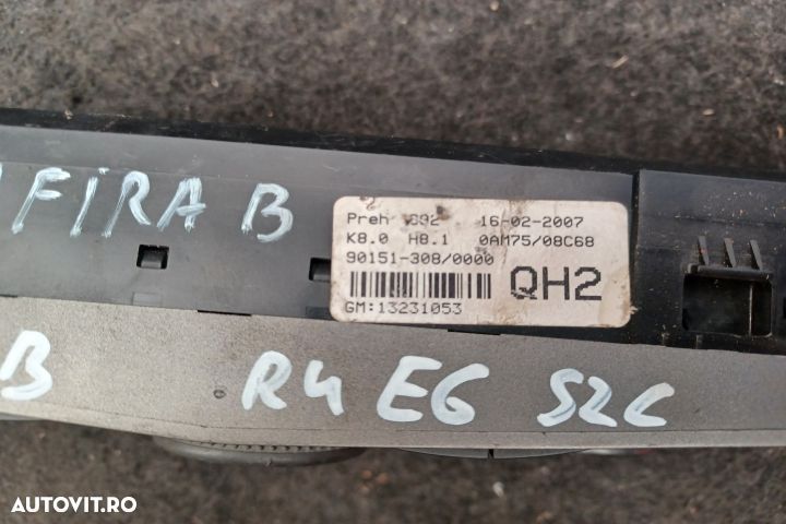 Comanda clima 13231053 90151-308 13231053 90151-308 Opel Zafira B [20 - 4