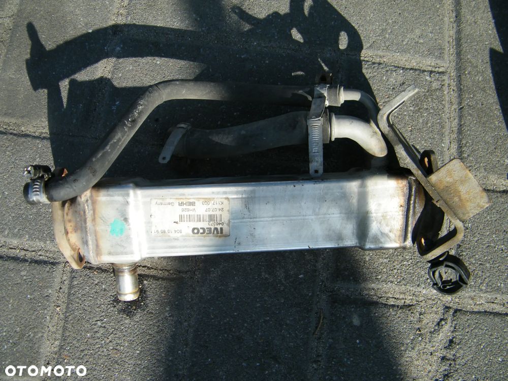 Chłodnica spalin chłodnica EGR 504158591 Fiat Ducato III Boxer Jumper Iveco Daily 2.3 JTD 120KM - 1