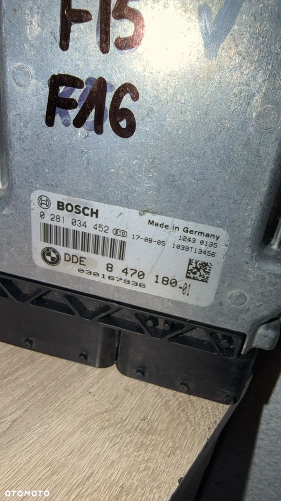 BMW F15 F16 STEROWNIK SILNIKA KOMPUTER 8577212 - 3
