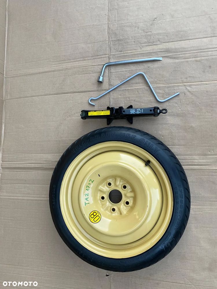 Koło dojazdowe 17 TOYOTA AURIS  COROLLA  CHR C-HR + ZESTAW szybka wysyłka - 4