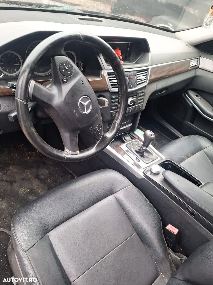 Mercedes E classe 2010, 2.2d, capota motor plansa bord cutie viteze - 5