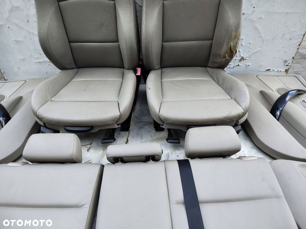 FOTEL FOTELE KANAPA BOCZKI SKÓRA KOMPLET BMW SERIA 1 I E87 FL LIFT - 8