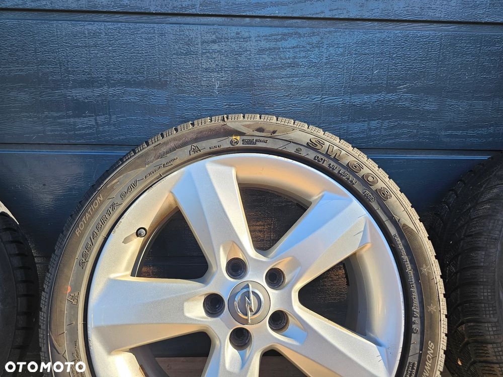 KOŁA FELGI ALUMINIOWE OPONY OPEL VECTRA C ASTRA H ZAFIRA B MERIVA B SIGNUM 17" 7J 5x110 ET35 225/45/17 - 11