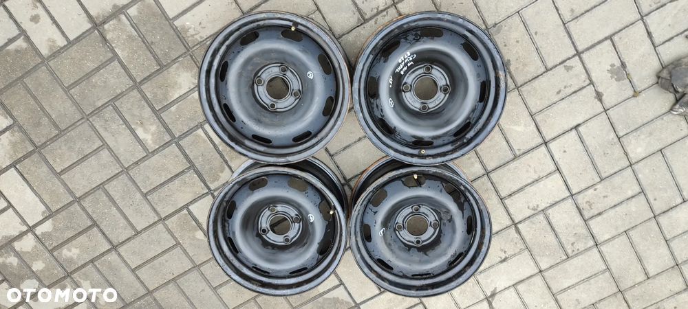 FELGI STALOWE 4x108 6.5Jx15 CALI ET20 2150769 CORSA F CITROEN PEUGEOT KOMPLET 4 SZTUKI - 1