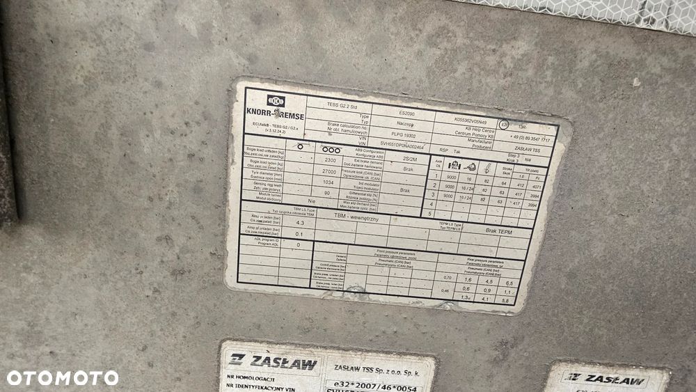 Zaslaw KŁONICOWA OCYNK DO PRZEWOZU DREWNA D-61A - 15
