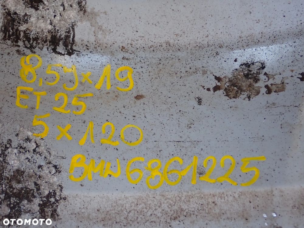 FELGI ALUMINIOWE BMW 7 G11 G12 8,5JX19 ET 25 5X120 6861225 - 12