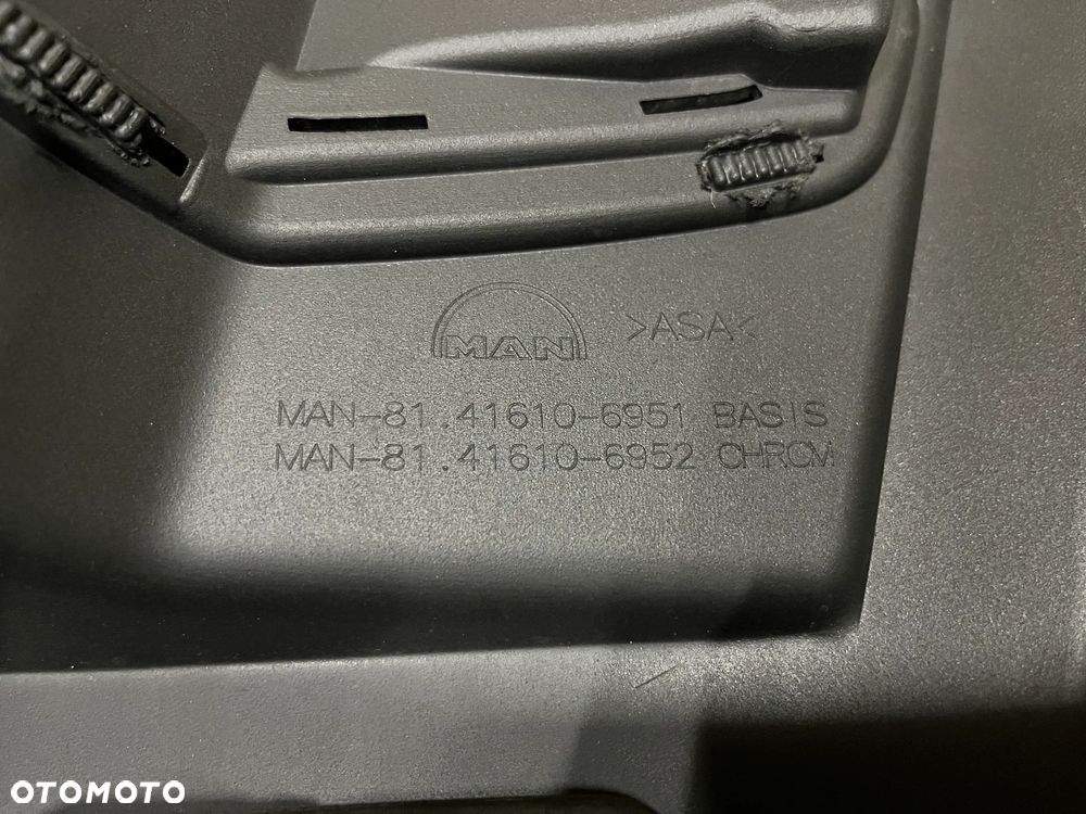 Grill, atrapa, zderzak środkowy MAN TGX Euro 6, 81416106951 - 5