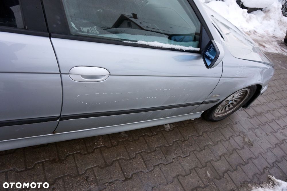DRZWI PRZEDNIE PRAWE 5 E39 KOMBI 309  SREBRNY ARKTISSILBER BMW 1995-2000 - 2