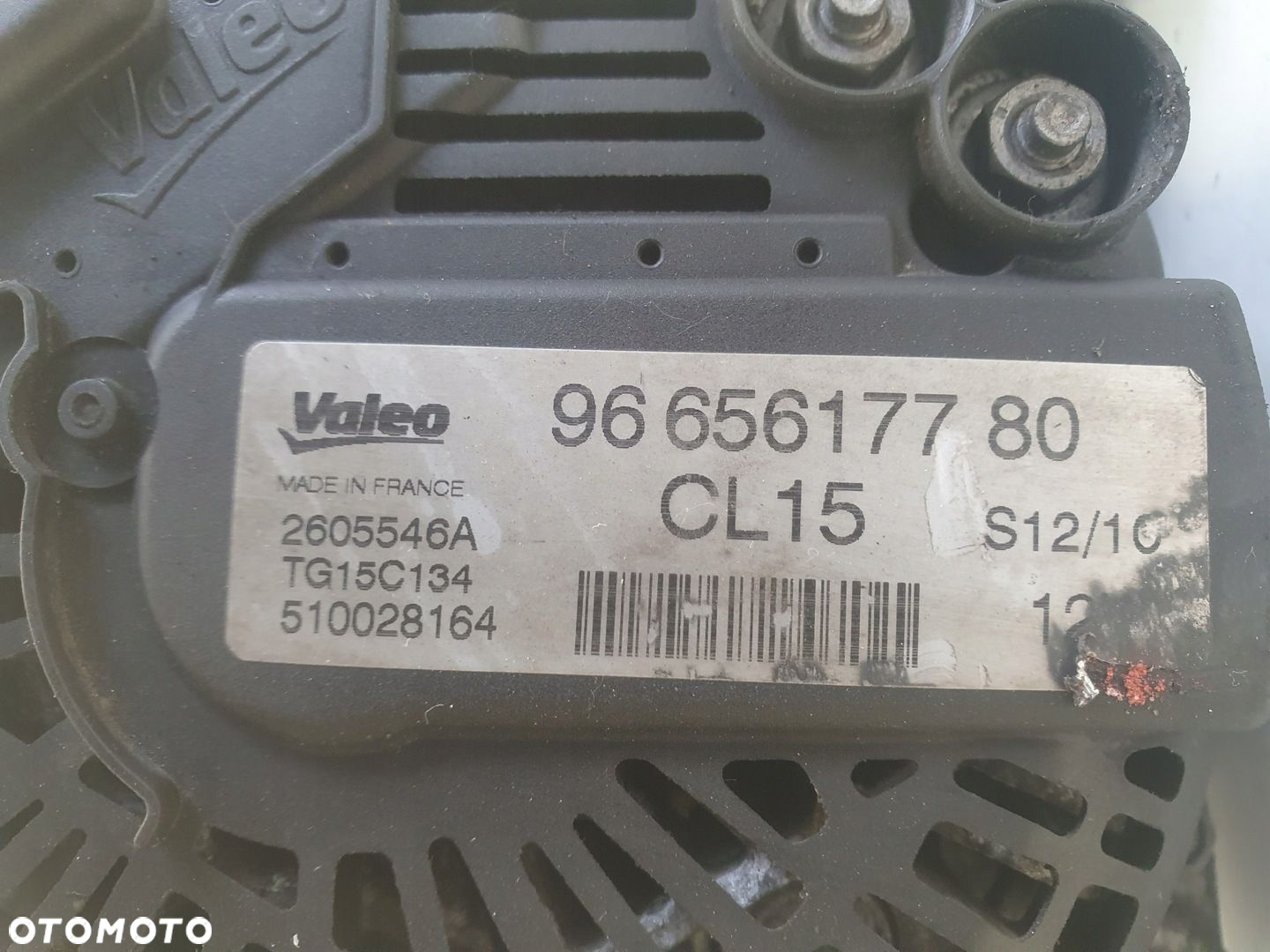 Citroen Berlingo II 1.6 HDI ALTERNATOR valeo 9665617780 - 2