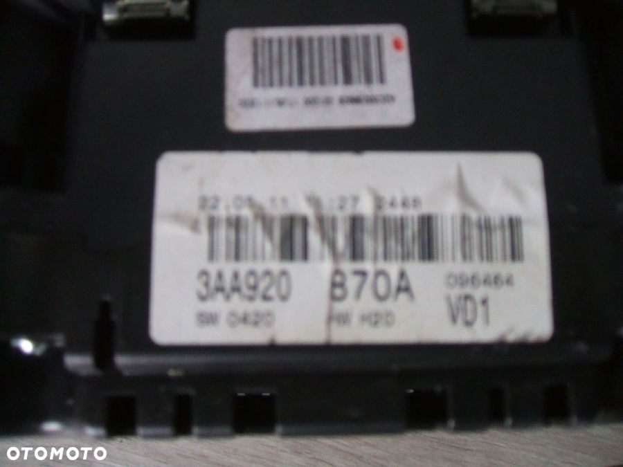 PASSAT B7 2.0TDI automat LICZNIK ZAGAR ZEGARY 3AA920870A - 4