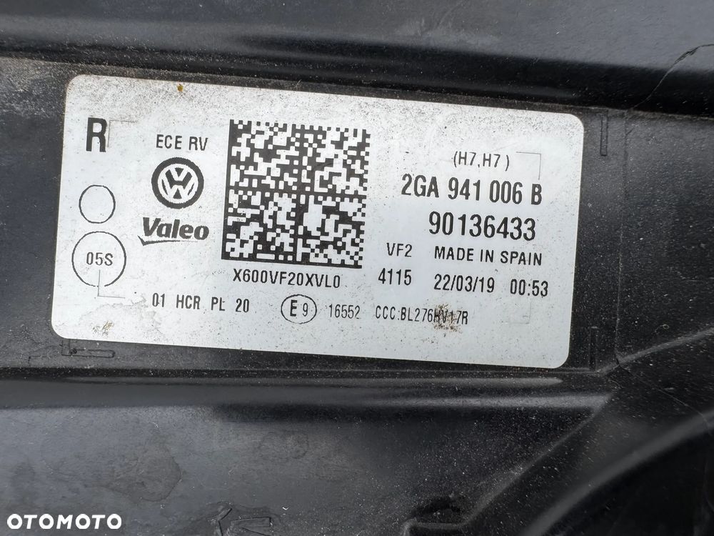 LAMPA VW T-ROC 2GA PRAWA PRZÓD PRZEDNIA - 6